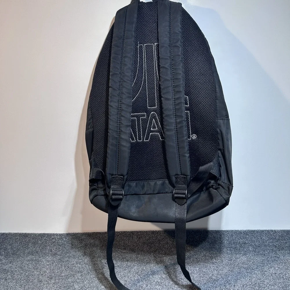 ATARI Backpack w/ Japanese Logo Black Katakana- Officially Licensed Canvas